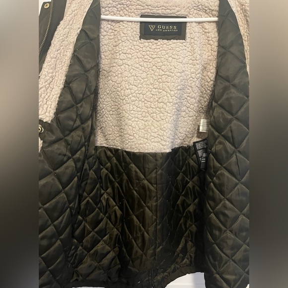 Guess: Faux Fur Lined Hooded  Jacket - Picture 8 of 13